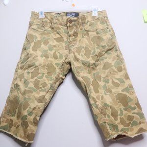 William Rast camo jean shorts